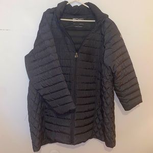 Authentic, mid-length Michael Kors Foldable Puffer Jacket